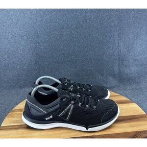 Teva EVO Men’s Water Shoes Size 9 Black Mesh Athletic Lace Up Sneakers 1006249